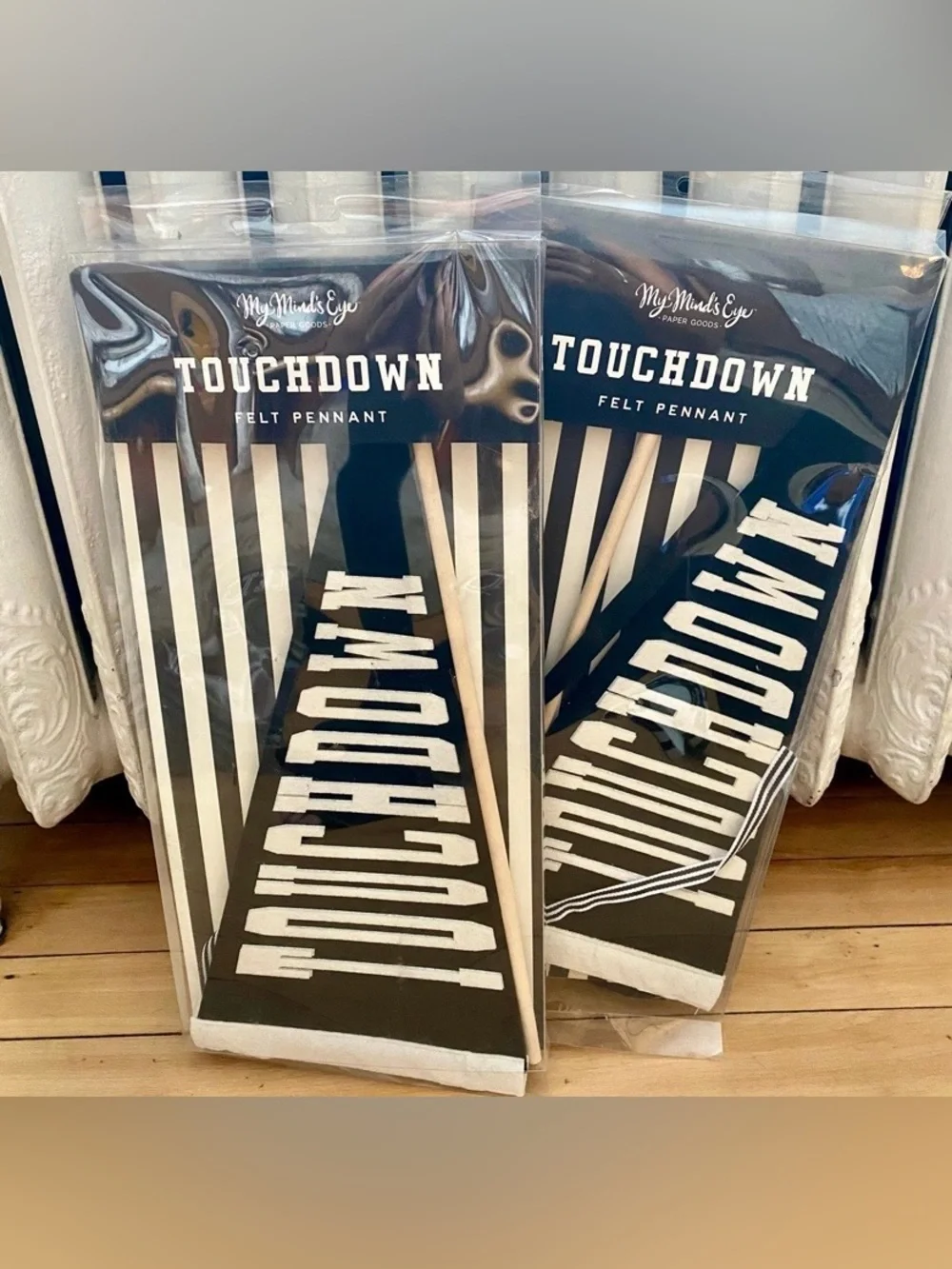 NIB - Football Themed Decoration Lot